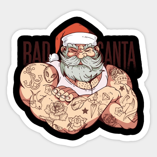 Bad Santa Sticker by EarlAdrian